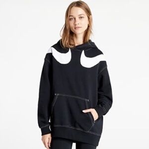 NIKE ✔️Oversized Double Swoosh Hoodie
